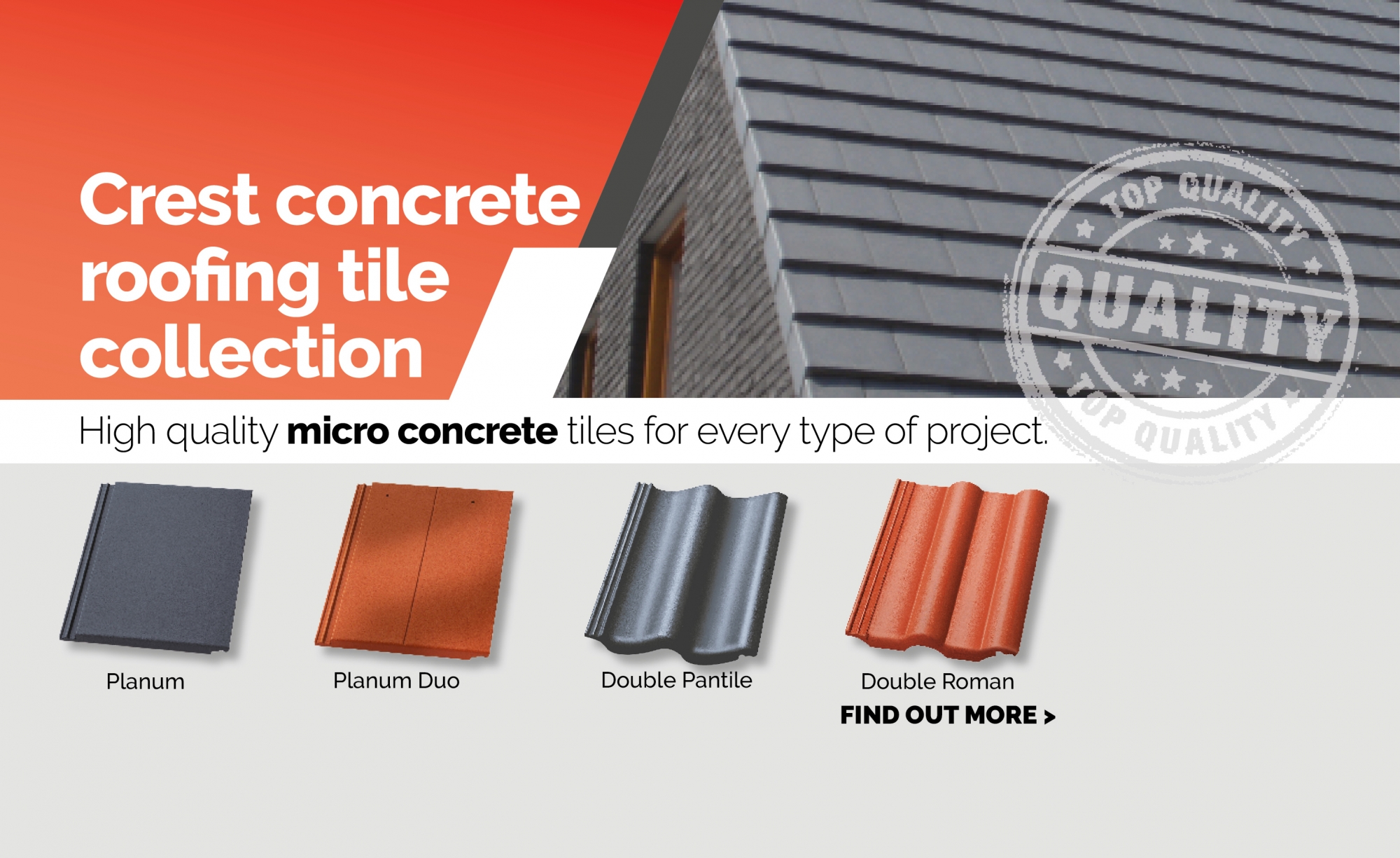 Crest Concrete Tile Range